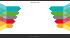 Desktop Screenshot of cbssprots.com