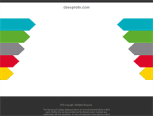 Tablet Screenshot of cbssprots.com